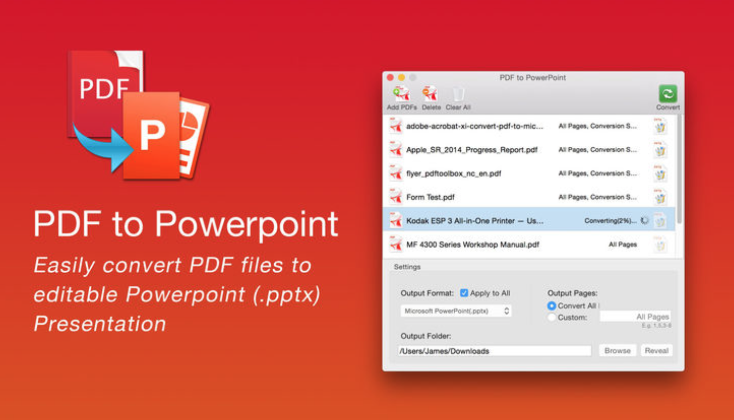 PDF To PowerPoint IPDFApps Software